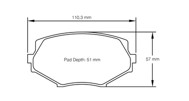 Pagid Racing Brake Pads No. 8127